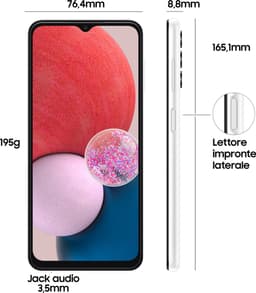Samsung Galaxy A13 - 64GB - White — thumbnail 15