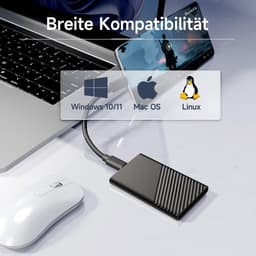 Solacis Harde schijf extern - Harde schijf - 500GB - Draagbaar - Externe harde schijf - Must have voor al uw extra foto's en bestanden! — thumbnail 3