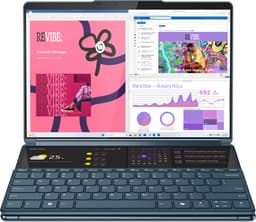 "Lenovo Yoga Book 9 13IMU9 Intel Core Ultra 7 155U Hybride (2-in-1) 33,8 cm (13.3"") Touchscreen 2.8K 32 GB LPDDR5x-SDRAM 1 TB SSD Wi-Fi 6E (802.11ax) Windows 11 Home Engels Blauwgroen" — thumbnail 5