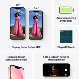 Apple iPhone 13 mini - 512GB - Roze — thumbnail 4