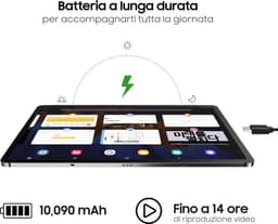 Samsung Galaxy Tab S7+ SM-T970 5G Snapdragon LTE 128 GB 31,5 cm (12.4") 6 GB Wi-Fi 6 (802.11ax) Android 11 Zwart — thumbnail 3