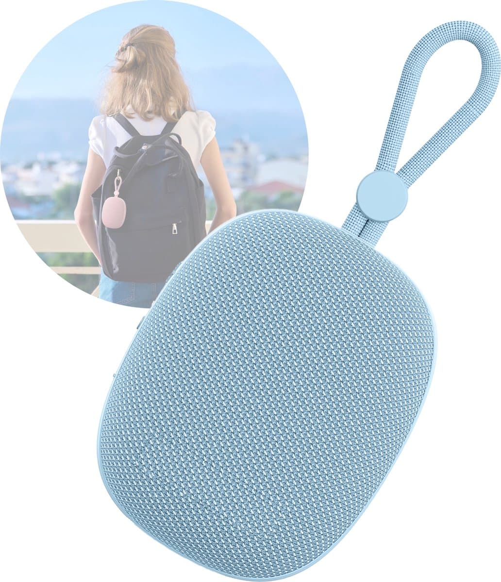 Draadloze Bluetooth Mini Speaker - Go Series - Blauw - Kleine Speakers Draadloos — afbeelding 1