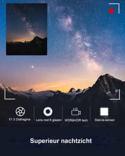 Full HD Auto Dashcam met Display - Dual-Camera Systeem voor Voor- en Achteruitzicht - Groot LCD-display en Parkeermodus - Auto Dashboard Recorder voor Extra Veiligheid en Bewaking — thumbnail 5