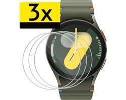 Screenprotector Geschikt voor Samsung Watch 7 (40 mm) Screenprotector Bescherm Glas Screen Protector - Screenprotector Geschikt voor Samsung Galaxy Watch 7 (40 mm) Gehard Glas - 3 Stuks