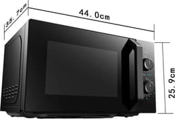 White-label Combi Magnetron - Combimagnetron Vrijstaand - Heteluchtoven - Inbouw Mogelijk - 800W - Zwart — thumbnail 3