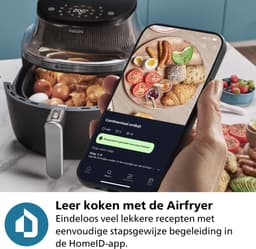 Philips 3000 Series Airfryer - NA341/00 - Kijkvenster - RapidAir Plus - 7.2L - Tot 6 Personen - Zwart — thumbnail 9
