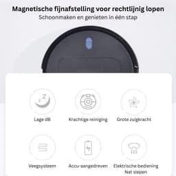CLGP® Robotstofzuiger Huisdieren - Stofzuiger met Laadstation - Stofzuiger Draadloos — thumbnail 3