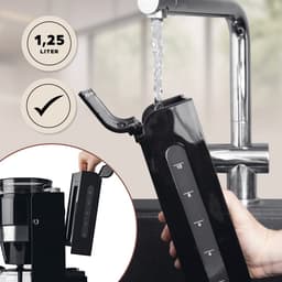 Barista koffiemachine met molen | Filterkoffiezetapparaat met glazen kan | 900W filtermachine met touchdisplay en timerfunctie voor tot 10 kopjes | 1,25 liter koffiekan | Voor bonen en gemalen koffie — thumbnail 5
