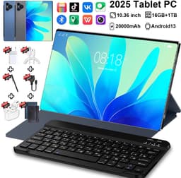 2025 Originele Nieuwe P70 Pro Tablet 10.36 Inch Android Snapdragon 8gen2 Globaal 16Gb + 1024Gb 20000Mah 5G Dual Sim Wifi Hd -Blue — thumbnail 1