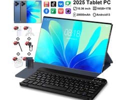 2025 Originele Nieuwe P70 Pro Tablet 10.36 Inch Android Snapdragon 8gen2 Globaal 16Gb + 1024Gb 20000Mah 5G Dual Sim Wifi Hd -Blue