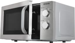 Zilverkleurige Magnetron met 20L Inhoud en Draaiknop - 700W Vermogen — thumbnail 3