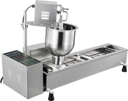 Commerciële Donut Maker - Volautomatische Donutmachine - 7L - 3 Vormen - Innerlijke Olietank — thumbnail 4