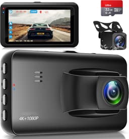 Dashcam voor Auto - Dual - Camerabewaking - Full HD - Zwart — thumbnail 1
