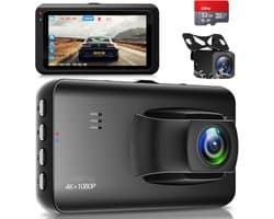 Dashcam voor Auto - Dual - Camerabewaking - Full HD - Zwart