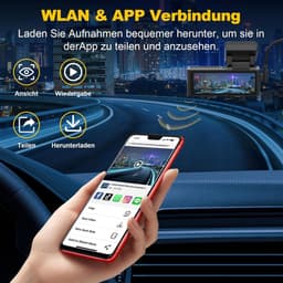 Dashcam voor Auto - Dual - Camerabewaking - Full HD - Zwart — thumbnail 5