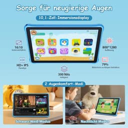 Kindertablet Vanaf 3 Jaar - Tablet Kinderen - 64 GB - 10 INCH — thumbnail 2