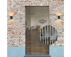 Vliegengordijn met Kralen - Insectenwerend Kralengordijn voor Balkondeuren, Diverse Maten en Kleuren, 90 x 200 cm