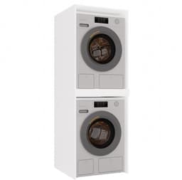 Wasmachine/wasdroger kast - Wasmachine-opbouwmeubel - Droger op wasmachine plaatsen — thumbnail 2