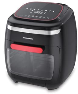 Heinner Heteluchtfriteuse – 2000W – 11L Ovencapaciteit – 4,5L Mand – Ovenfunctie – Touchbediening – 8 Programma’s – Timer 4u – Rotisserie – Zwart/Rood — thumbnail 1