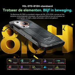 Blackview BL7000 - AI Robuuste Smartphone - 5G - 24GB RAM - 256GB ROM - 6.78 inch 120Hz - Robuuste Telefoon - IP68 Waterdicht - Nachtzicht - Android 15 - NFC - GPS - Oranje — thumbnail 2