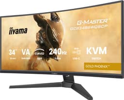 iiyama G-Master GCB3486WQSCP-B1 Gold Phoenix - 34 inch - WQHD - VA - 240 Hz - Verstelbaar - Curved - USB-C Dock — thumbnail 4