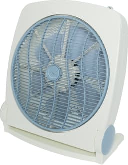 Airmate Ventilator box Ø35cm - Vloerventilator - Timer - Afstandsbediening - H:50cm - 50W - Stil max. 58.3dB - Beige/Paarsgrijs — thumbnail 1