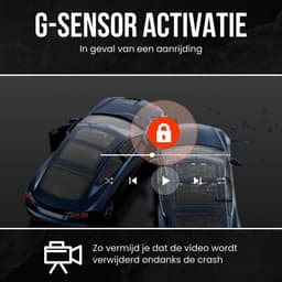RedTiger F7NP Dual Dashcam voor auto - Ultra 4K & 1080P - Voor en Achter Camera - WiFi en GPS - 3,18 Inch met App - Sony Sensor - Dashcams - Parkeerbewaking - G Sensor - Loop opname - Full HD achter camera - Met 128GB SD Kaart — thumbnail 2