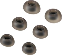 kwmobile 6x cover voor in-ear oortjes geschikt voor JBL Live Pro 2 TWS - Vervangende oordopjes in zwart — thumbnail 2