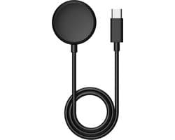 Oplader - USB-C oplaadkabel - geschikt voor Google Pixel Watch - zwart
