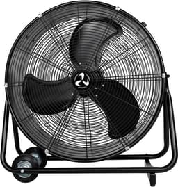 CasaFan DF800 Eco IP54 SL Vloerventilator 123 W (Ø x h) 88 cm x 92 cm Zwart (mat) Zwenkbaar — thumbnail 3