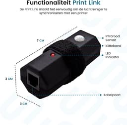 Filair Luchtreiniger - Met Print link - 3 in 1 filter - Luchtreinigers met Hepa Filter - Air Purifier - 36m² - Wit — thumbnail 5