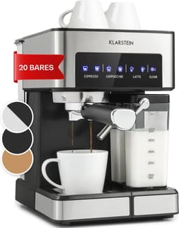 Espressomachine met 1350 Watt en 1.8L Watertank - Koffiemaker voor Espresso, Cappuccino en Latte Macchiato — thumbnail 1
