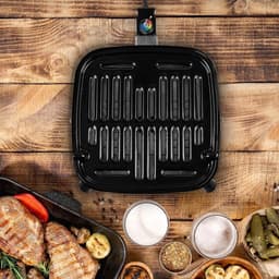 Hybrid Barbecue Elektrisch Kolen Inclusief deksel — thumbnail 3