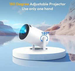 Equivera Mini Beamer - Draagbare Beamer - Beamer - Mini Beamer Projector - Projector - Mini Projector — thumbnail 2