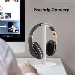 Headset Stand - Headset Standaard - Headset Houder - Headset Hanger - Koptelefoon - Gaming - Wit — thumbnail 4