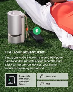 Equivera Mini Beamer - Draagbare Beamer - Beamer - Mini Beamer Projector - Projector - Mini Projector — thumbnail 5