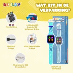 DEPLAY 4G KidsWatch - Blauw — thumbnail 4