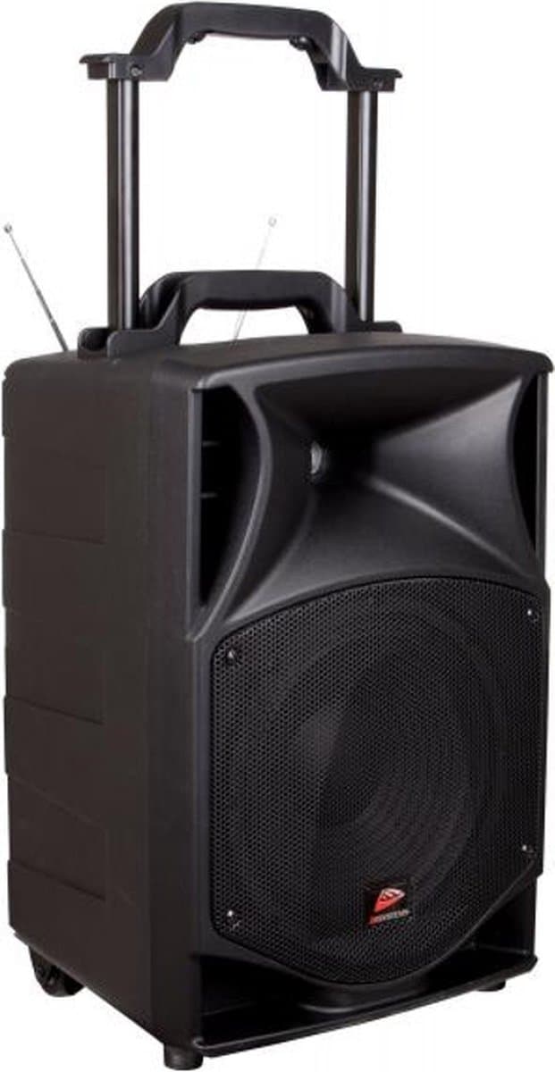 JB Systems PPA-101 Portable Speaker - Mobiele Speaker met 2 Draadloze Microfoons en Optionele Batterij — afbeelding 1