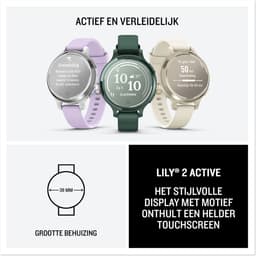 Garmin Lily 2 Active Zilver/Paars — thumbnail 5