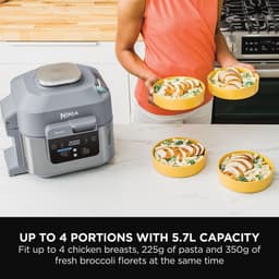 10-in-1 Snelkook & Air Fryer, 5,7L, Snel Maaltijden, Stoom, Grill, Bak, Rooster en Meer — thumbnail 4