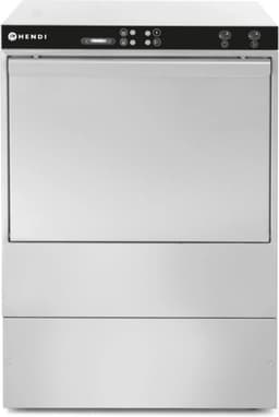 HENDI Vaatwasser – elektronische bediening – dubbelwandige deur – 645x576x837 mm – 400V/6600W — thumbnail 1