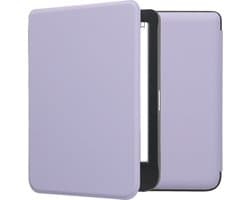 kwmobile e-reader hoesje geschikt voor Kobo Clara BW / Colour hoes - E reader flip case met magnetische sluiting - Ereader cover in lavendel