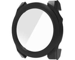 Beschermende watch case screen protector - hoesje met gehard glas - geschikt voor Garmin Fenix 8 (51 mm) - zwart