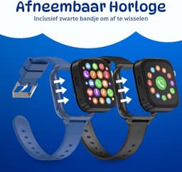 4G Smartwatch kinderen - GPS Horloge kind - HD Videobellen & Stappenteller - Speelgoed - Incl Simkaart — thumbnail 4