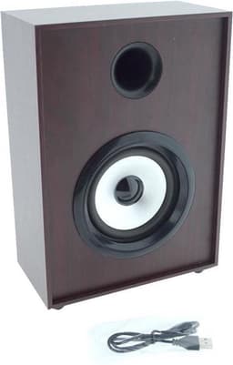 Vintage bluetooth speaker hout — thumbnail 1