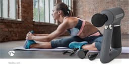 Nedis Sportmassagepistool - Batterij Gevoed - N/A - Oplaadbaar - 6 Massage Modes - USB kabel - Grijs — thumbnail 4