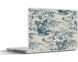 Laptop sticker - 11.6 inch - Water - Japan - Patroon - 30x21cm - Laptopstickers - Laptop skin - Cover