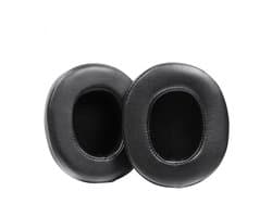 Vervangende oorschelpen uit één stuk Geschikt voor Skullcandy Crur Evo, hoogwaardige vervangende oorschelpen Geschikt voor Skullcandy Crur Wireless/Evo/ANC, Hesh 3/EVO/ANC hoofdtelefoons, vervangende oorschelpen, zwart.