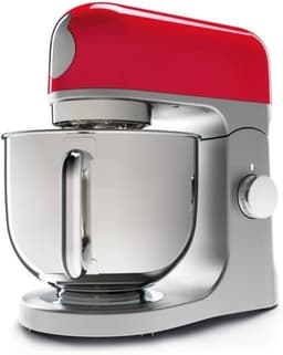 TIM® Mixer met Mengkom - Keukenmachine - Kneedmachine- Echt Rood - 39cm x 24cm x 36cm — thumbnail 5