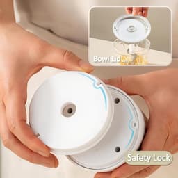 400 Ml Elektrische Knoflookhakker - Knoflookmolen Met 6 Messen Mini-Groentehakker - Draagbare Usb-Foodprocessor Voor Gember Chili En Fruit — thumbnail 5